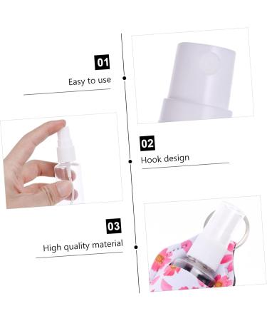 DOITOOL 6 Sets Little Bottle Hand Sleeve Set Container Empty Bottle Travel Bottle Portable with Cover Filling Key Chain - Buy Online on GoSupps.com