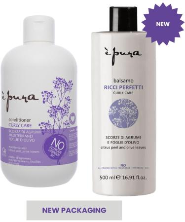  Pura - Curl Care Conditioner Balm - Professional Treatment for Natural and Permed Curly Hair - Moisturizes Elasticizes and Protects from the Frizz Effect - 500 ml - Buy Online on GoSupps.com