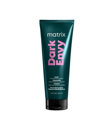 Matrix Dark Envy Toning Hair Mask | For Red Undertones in Dark Brown or Black Hair | Cool Glossy Finish| Color Depositing | Salon Hair Mask | Packaging May Vary | 6.8 Fl. Oz.