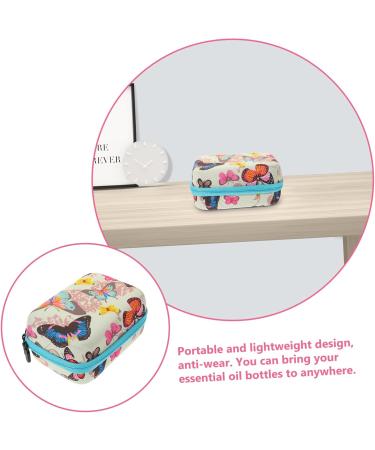 Minkissy Essential Oils Storage Bag - Travel Organizer for Bottles | 600D Oxford Fabric | Portable Blue Wallet (17x12x7cm) - Buy Online on GoSupps.com