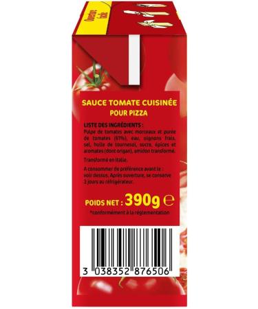 Panzani Tomato with Tomapizza Tomato and Oregano sauce 390g - Buy Online on GoSupps.com