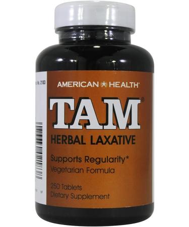 American Health Tam Natural Herb Laxative 250 Tablets - 2 Pack - Buy Online on GoSupps.com