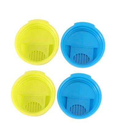 LALAFINA 8 Pcs Drinks Can End Can Cover Beverage Can Cap Beverage End Beverage Cap Splash Cover Push Type As Shownx2pcs mediumx2pcs