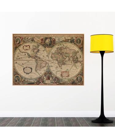 Uonlytech Office Wall Art Coffee Sign Retro Decor Coffee Poster Wall Decal Bedroom Murals Applique Printed Matter Vintage As Shown medium - Buy Online on GoSupps.com