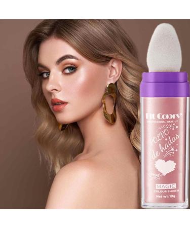 Loose Highlighter Powder | Face and Body Brightening Stick - Easy Apply Sparkly Shimmery Highlighter for Neck Chest Face Lips 03# - Buy Online on GoSupps.com