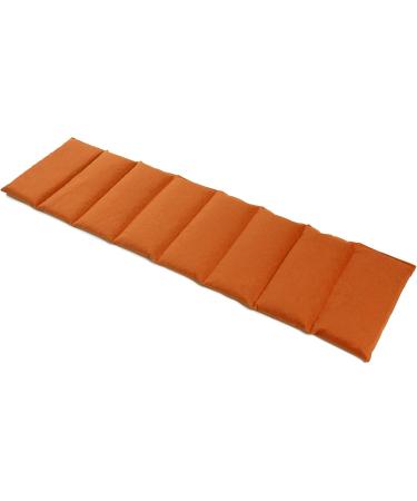 Rapeseed Pillow 75x20cm - Large 8-Chamber Heat Pad | Orange Grain Pillow for Relaxation - Buy Online on GoSupps.com