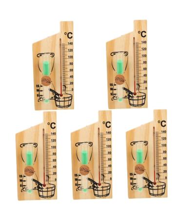 Yardenfun 5st sauna-timer desk attachment to hourglass from wooden glass sauna stones 15 minutes sauna backrest backrest sauna reminds of hourglass minutes timer hourglass rotating wood sand liquid 25.5x15cmx5pcs as shown