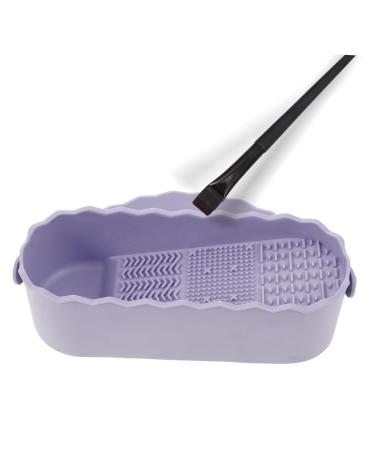 Buy Portable Makeup Brush Cleaning Box - Essential Cosmetic Cleaner Tool for Brushed Lavender - Shop Internationally - Buy Online on GoSupps.com