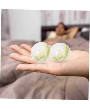 Beaupretty Gymnastics Balls - Hand Exercise & Massage Balls for Hands & Feet | Chinese Medicine Polished Lantian Jade - Buy Online on GoSupps.com