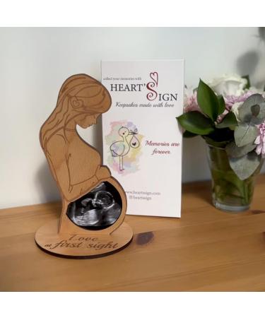 Personalized Hearts Sign Ultrasound Picture Frame | Best Gifts for Pregnant Women & Moms-to-Be - Buy Online on GoSupps.com