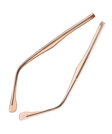 Doitool 1 pair of glasses accessories glasses arms of universal glasses arm glasses replacement bars for brilliant parts of the glasses temple lord glasses holder metal glasses frame glasses rose gold