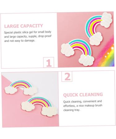 Ipetboom 1pc Scrub Pad Makeup Brush Scrubber Washing Machine Cleaner Silicone Gasket Brush Cleaning Mat Face Brush Cleaner Silicone Cleaning Pad Beauty Tool Cleaner Silicone Brush Cleaner 17.8x11cm Assorted Color - Buy Online on GoSupps.com