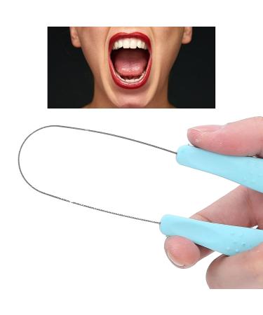 Stainless Steel Tongue Scraper - Portable Oral Care Tool for Fresh Breath | Tongue Cleaning Kit for Adults & Children with Storage Bag - Buy Online on GoSupps.com