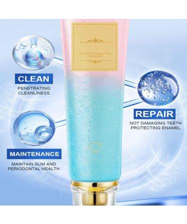  Comioke Pack of 2 whitening toothpastes with nicotinamide 100g - Niacinamide toothpaste for deep cleaning enamel repair and intense whitening fresh breath and - Buy Online on GoSupps.com