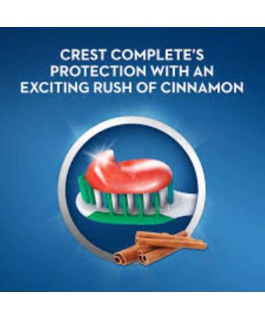 Crest Complete Cinnamon Rush Toothpaste 5.4oz (3 Pack) & 5.4oz (Pack of 2) - Freshens Breath and Protects Teeth - Buy Online on GoSupps.com
