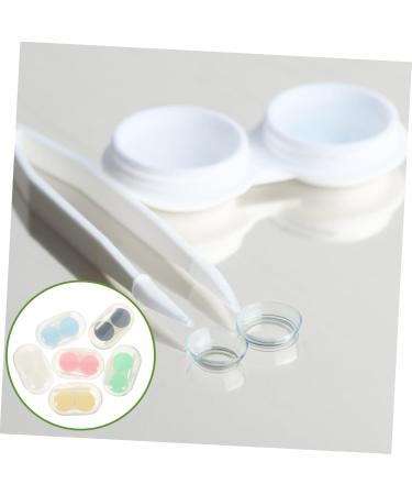 Solust Travel-Sized Contact Lens Case | Double Glasses Holder & Lens Accessories | Compact Plastic Container for Contact Lenses | Ideal Lens Travel Set - Buy Online on GoSupps.com