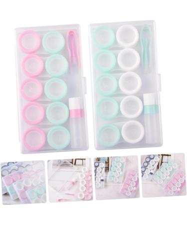 Healeved 10 Sets Contact Lens Storage Box - Colored Contact Lens Container & Case - Buy Online on GoSupps.com