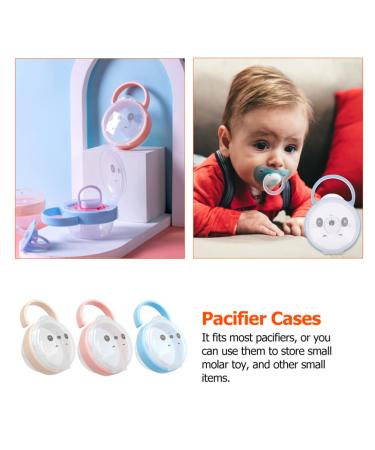 3 Series Box Schnullerbox & Clips for Baby Girls - Cute Pacifier Holder Etui & Caricature Cases | International Shipping - Buy Online on GoSupps.com