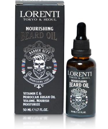 LORENTI Tokyo & Seoul Argan Beard Oil Huile de barbe pour homme 50 ml | Soin quotidien de 3 jours la barbe compl te | Brillance extra - Buy Online on GoSupps.com
