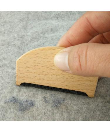 Xuebai Wooden Fabric Cashmere Sweater Fluff Remover - Portable Manual Lint Shaver for Ridgewear Care - Buy Online on GoSupps.com