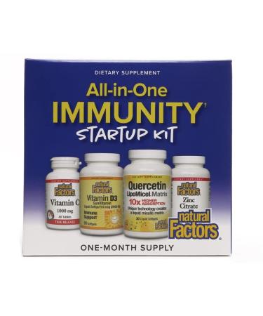 Natural Factors All-in-One Immunity Startup Kit - One Month Supply