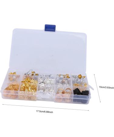 FRCOLOR Decorative Beads Dreadlocks Hair Beads Hair Cuffs Tubes Dreadlocks Ring Hip Hop Hair Decorations Dread Locks Ring Dreadlocks Braiding Beads Accessories Headband Big Hole Wig - Buy Online on GoSupps.com