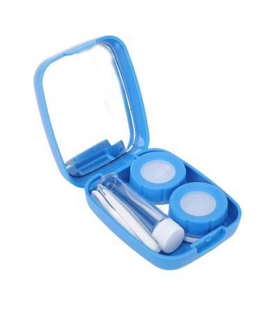 Dekaim Portable Contact Lens Box Kit Cute Duck Design Dustproof Etui for Women Ideal for Travel (Blue) - Buy Online on GoSupps.com