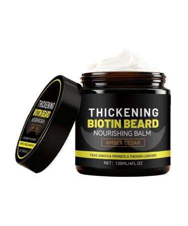 Beard Butter - Softens & Moisturizes Naturally Scented Mustache Smoothing Balm 120ml For Dry Sensitive and Oily Skin Ideal for Travel Styling Home Weekends and