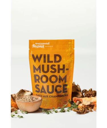 Untamed Feast Wild Mushroom Sauce Mix Gluten-Free Vegetarian Vegan-Friendly 12 Count of 25g Mushroom 12 Count of 25g - Buy Online on GoSupps.com