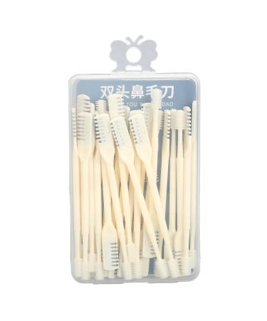 Buachois 24 Pieces Nose Hair Trimmer 360 Degree Rotating Double Head Nose Hair Plucker Deep Cleaning Nose Picker Tweezers Cutter