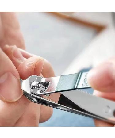 Nail Cutter Set Fingernail Cutting Set Stainless Steel Manicure Set Nail Care Tools Grooming Kits with Storage Box Pedicure Tools for Men and Women - Buy Online on GoSupps.com