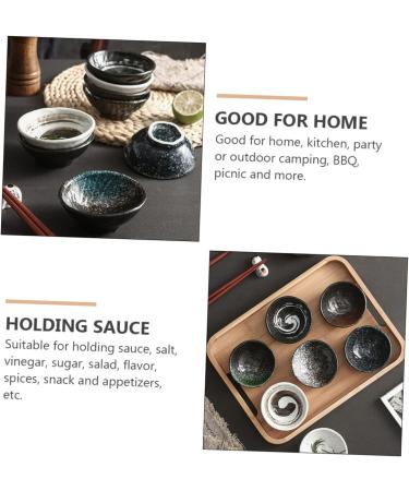 Zerodeko Soy Sauce Dishes Japanese Soy Sauce 15 Pcs Seasoning Dish Sauce Bowl Ceramics Sushi Dipping Sauce Dishes Japanese Sauce Bowls re-usable 9X9X3.5CMx3pcs Assorted Colorx3pcs - Buy Online on GoSupps.com