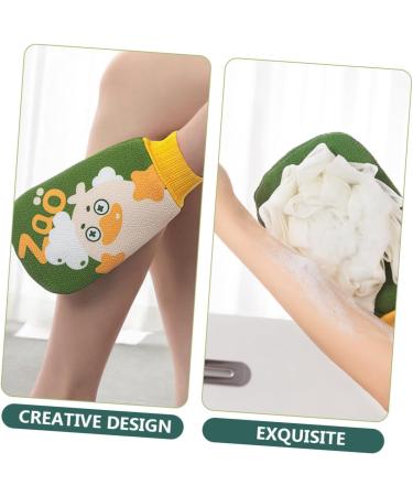 POPETPOP Bath Flower Gloves Bath Mitten Exfoliating Back Scrubber Mens Loofah Cute Shower Gloves Dead Skin Remover Loofahs Shower Loofah Sand Off Mitt Exfoliating Mitt Glove Towel or Body - Buy Online on GoSupps.com