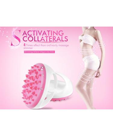 TOUCHBeauty Cellulite Massager Brush Mitt for Arm, Leg & Body Slimming - Pink - Buy Online on GoSupps.com