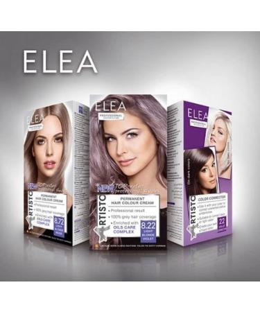 ELEA PROFESSIONAL PERMANENT HAIR COLOR CREAM 2.0 BLACK WITH OIL CARE COMPLEX - Buy Online on GoSupps.com