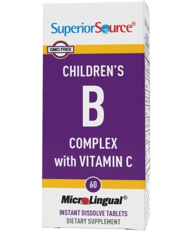 Superior Source Child B-Complex Vitamins - 60 Tablets - Buy Online on GoSupps.com