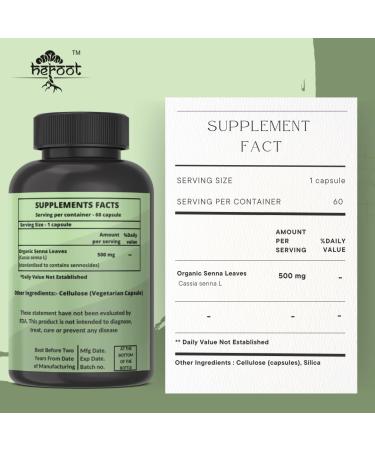 Seena Leaves 500 mg 120 Capsules 120 Count (Pack of 1) - Buy Online on GoSupps.com