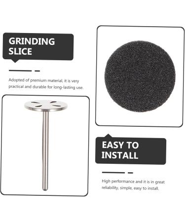 FRCOLOR 1 Set Nail Polishing Sheets Sandpaper Metal Shaft Electric Foot Sander Electric Nail Slices Manicure Grinding Slices Nail Forms Replacement Sandpaper Pad Stone Disc - Buy Online on GoSupps.com