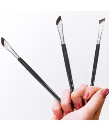 OHPHCALL 3pcs Set Eyebrow Brush Applicator Angled Makeup Brush Eye Brush Precision Concealer Brush Nylon - Buy Online on GoSupps.com