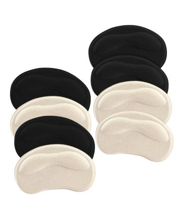 Healeved 4 Pairs Foot Cushions for Heels Comfort pad self-Adhesive Cushion Floor mat Anti Drop Panel Inserts for Women Pads Inserts Carpet 10x6cm 15CYISVEIWSP15V6C50F580YR