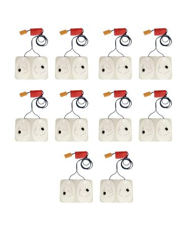 Kegel Angel 10-Packs of Adult Training Electrode Pads for The AED Trainer Replacement Pads for AED Trainer with Pins in The Plug