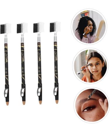 Healvian 16 Pcs Two-in-one Eyebrow Pencil Eyebrow Pens Eyebrow Makeup Eyebrow Pen Brow Pencils Wooden - Buy Online on GoSupps.com