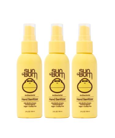 Sun Bum Sun Bum Hand Sanitizer Spray Antibacterial Spray With Soothing Coconut Oil and Aloe Vera Gluten Free and Vegan 3 Pack, 3 count 2 Fl Oz (Pack of 3) Sun Bum