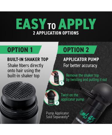 Tomb45 Hair Building Fibers - Mocha | Instantly Thicker Hair Solution - Buy Online on GoSupps.com