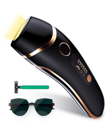 Laser Hair Removal for Women & Men, Permanent IPL Hair Removal Device for Face, Upper Lip, Chin, Bikini, Leg and etc