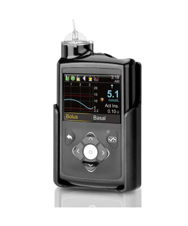 360  Rotating Insulin Pump Holder for Medtronic MiniMed 670G 770G 630G 640G 780G Pumps (Black)