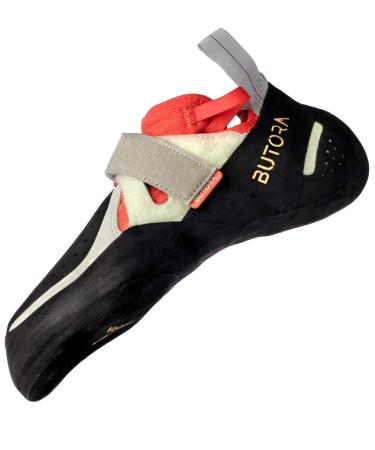 BUTORA Unisex Acro Rock/Indoor Climbing Shoes 11 Orange - Wide Fit