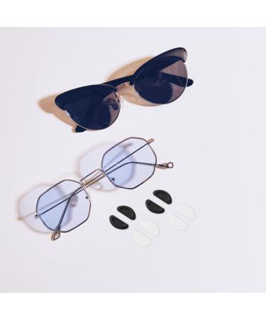 Healvian 20 Pairs Silicone Nose Pads for Glasses | Slipproof & Comfortable Nasal Cushions for Schnapps Glasses | Air Chamber Nose Protection Accessories - Buy Online on GoSupps.com