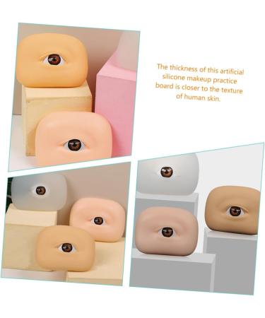 Didiseaon 10 Pcs Eye Practice Skin Eyeshadow Silicone Makeup Skin Professional Makeup Skin Major Props 6.5x4.9cm x5pcs As Shownx5pcs - Buy Online on GoSupps.com