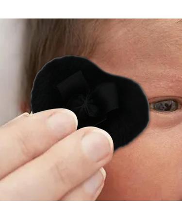 Body Powder Applicator - Heart Shape Powder Puff | Body Powder Puff for Dusting Powder Baby Women Powder Puff for Bath and Travel Black - Buy Online on GoSupps.com